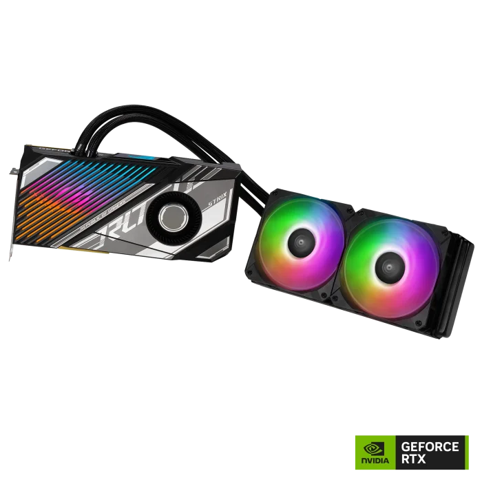 Asus ROG STRIX LC GAMING GeForce RTX 4090 24GB GDDR6X Black / Silver