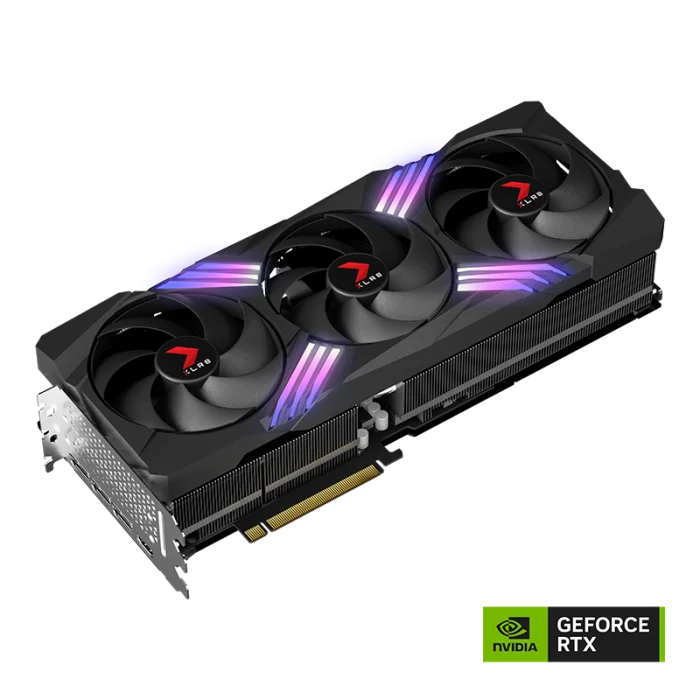 PNY GeForce RTX 4080 16GB XLR8 Gaming VERTO EPIC-X RGB Overclocked Triple Fan DLSS 3