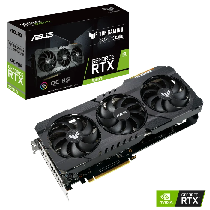 ASUS TUF Gaming GeForce RTX 3060 Ti OC Edition 8GB GDDR6