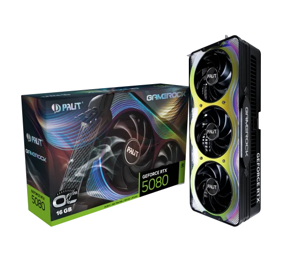 Palit GeForce RTX 5080 GameRock OC 16GB GDDR7