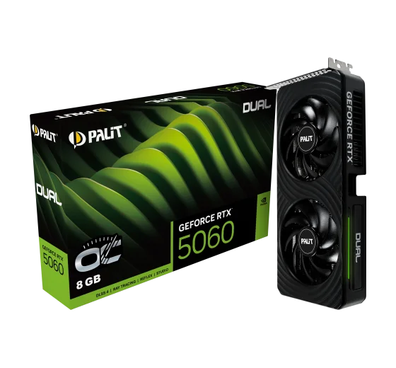 Palit Dual OC GeForce RTX 5060 8GB GDDR7
