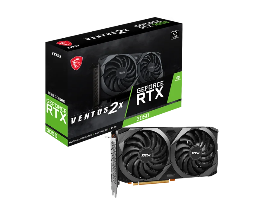 MSI GeForce RTX 3050 VENTUS 2X 8G V1