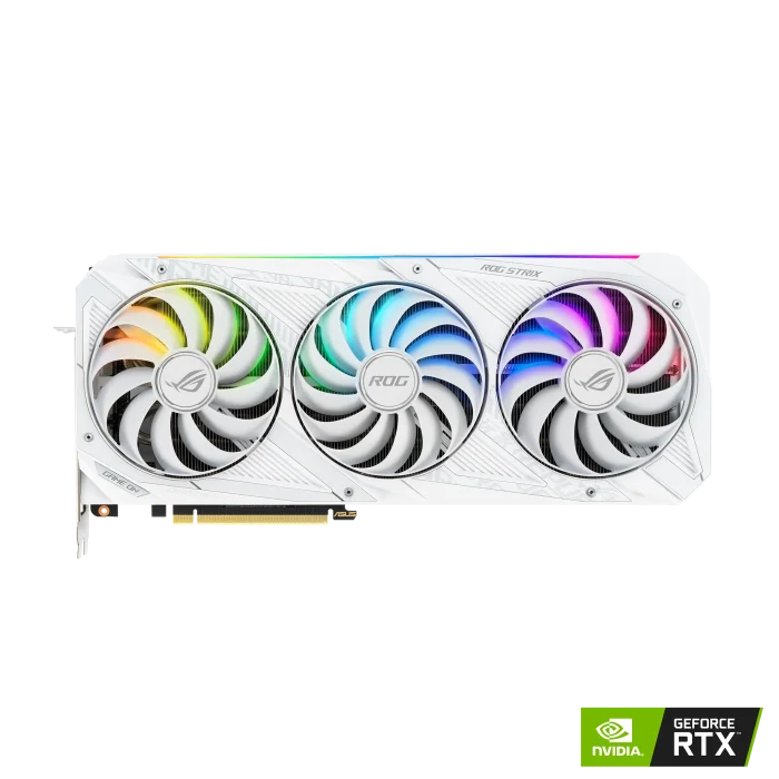 Asus ROG STRIX WHITE OC V2 GeForce RTX 3080 10GB LHR 10GB GDDR6X White