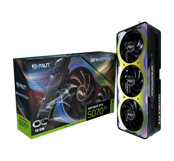 Palit GameRock OC GeForce RTX 5070 Ti 16 GB